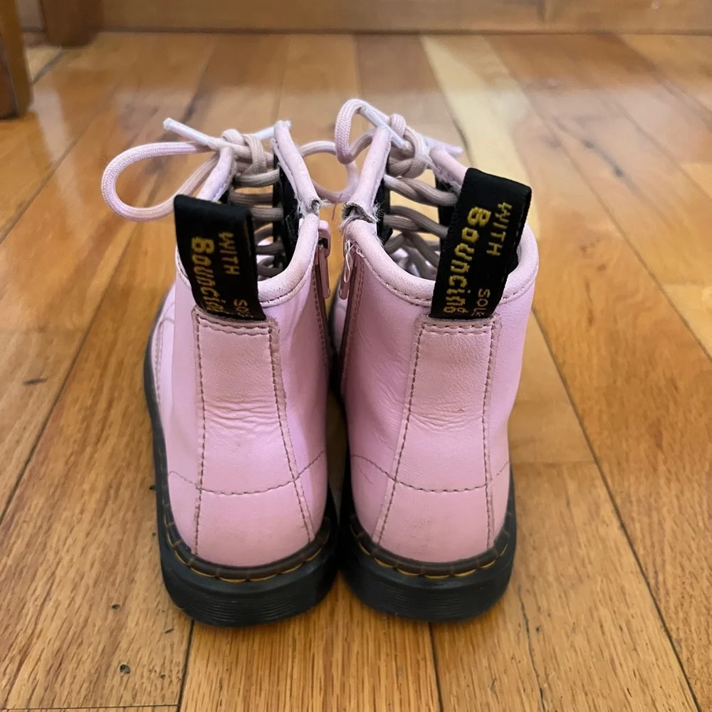 Dr. Martens Pink and Black Child Size 13 GUC Some‎ wear and scuffs see photos.